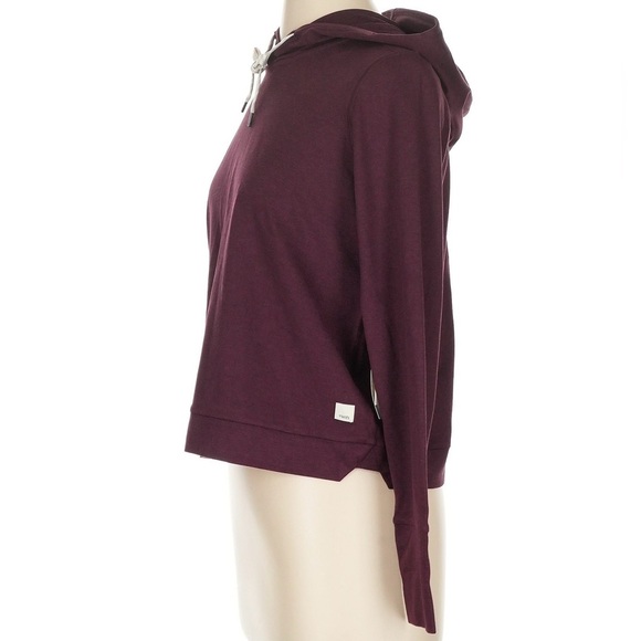 NEW Vuori Halo Essential Hoodie Women's DreamKnit Pullover Cerise Heather XS NWT - Picture 6 of 9